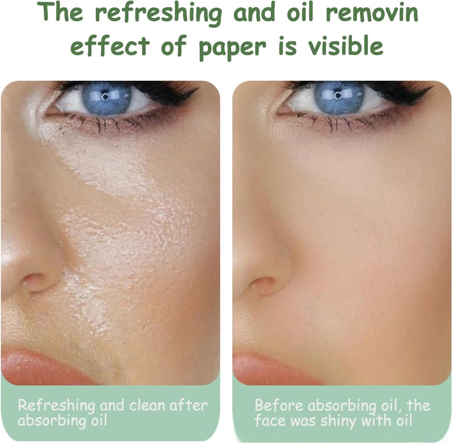 200 Sheets Oil Absorbing Sheets for Face,Oil Blotting Sheets for Face Soft Oil Unisex Blotting Papers,Makeup Blotting Paper Oil Blotting Sheets for Oily Care (Gardenia+Rose)